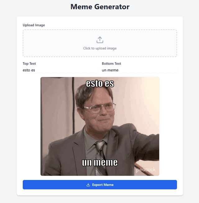 Generador de Memes