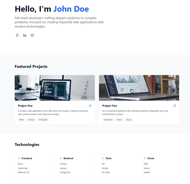 Portafolio Dev